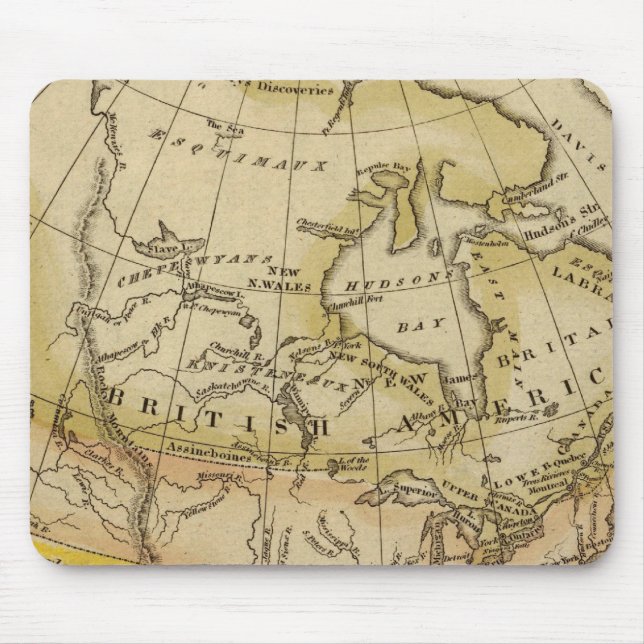 Mousepad América do Norte 10 (Frente)