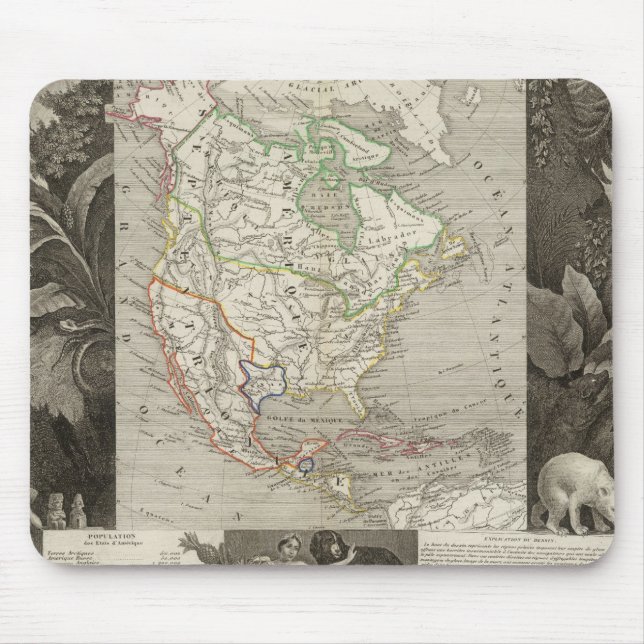 Mousepad América do Norte 39 (Frente)