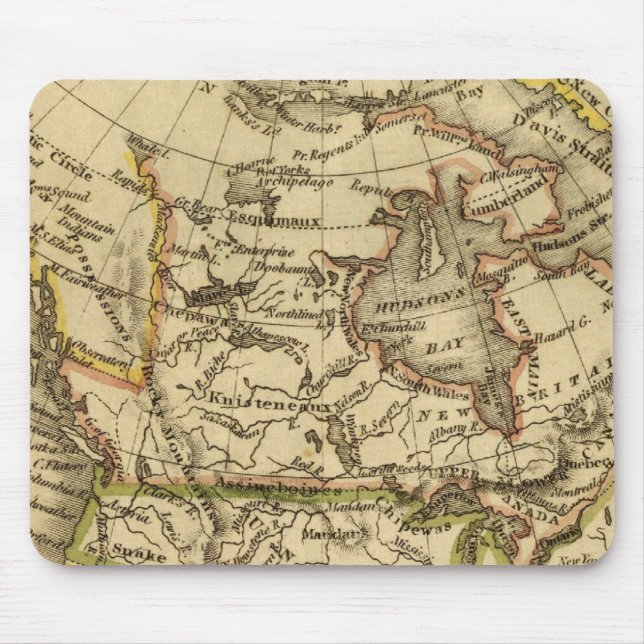 Mousepad América do Norte 40 (Frente)