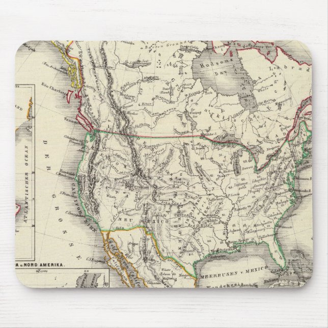 Mousepad América do Norte 41 (Frente)
