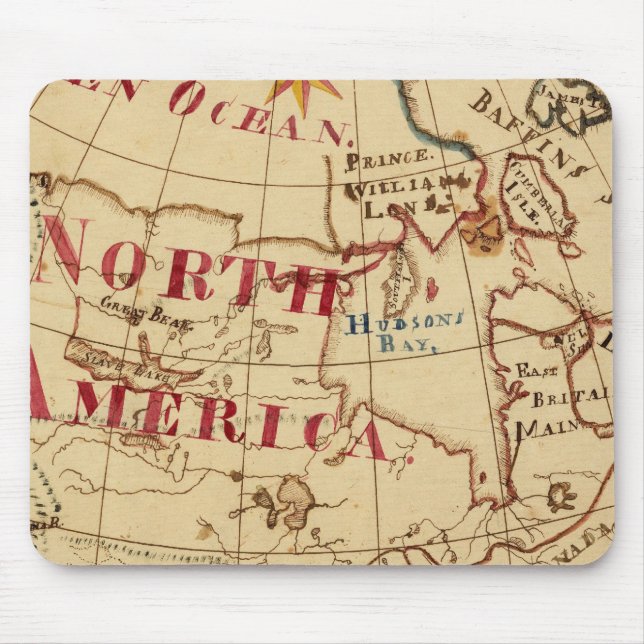 Mousepad América do Norte 8 (Frente)