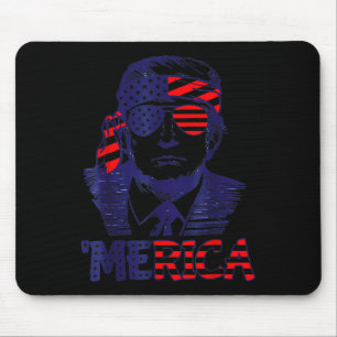 Mousepad América legal Trump Feliz 4 de julho Trump America