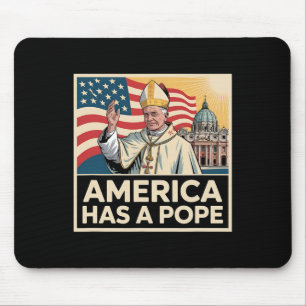 Mousepad América Tem Um Novo Papa Católico Americano