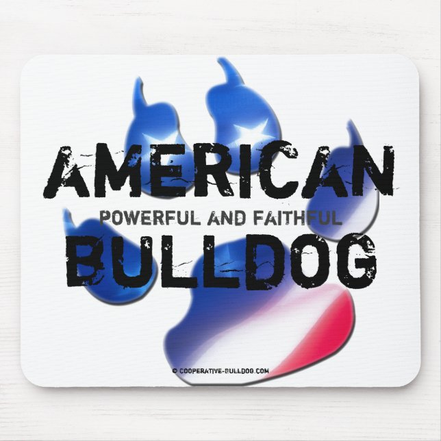 Mousepad American Bulldog (Frente)