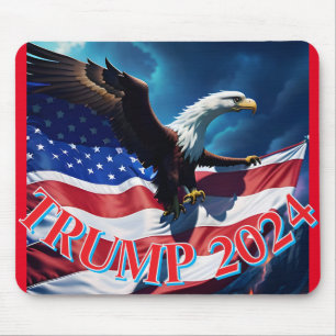 Mousepad American Flag American American Eagle TRUMP 2024