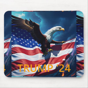 Mousepad American Flag American American Eagle TRUMP 2024