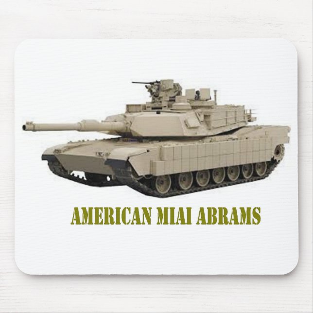 MOUSEPAD AMERICAN M1A1 ABRAMS TANK (Frente)