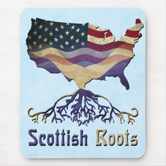 Mousepad American Scottish Roots Mousemat (Frente)