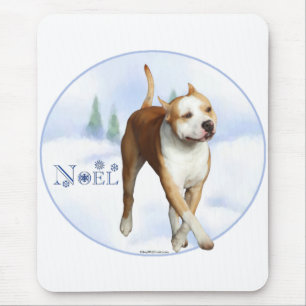Mousepad American Staffordshire Terrier Noel