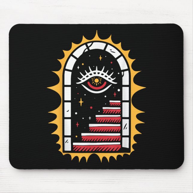 Mousepad American Traditional Old School Tattoo Flash Ink S (Frente)