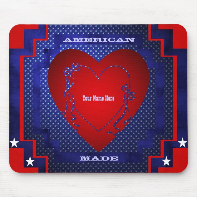 Mousepad Americano feito (Frente)