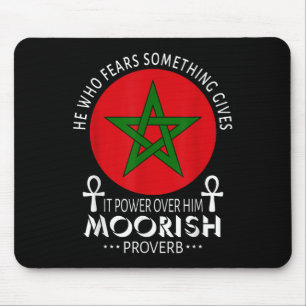 Mousepad Americano Moorado Que Teme Soprar Mouros Islâmicos