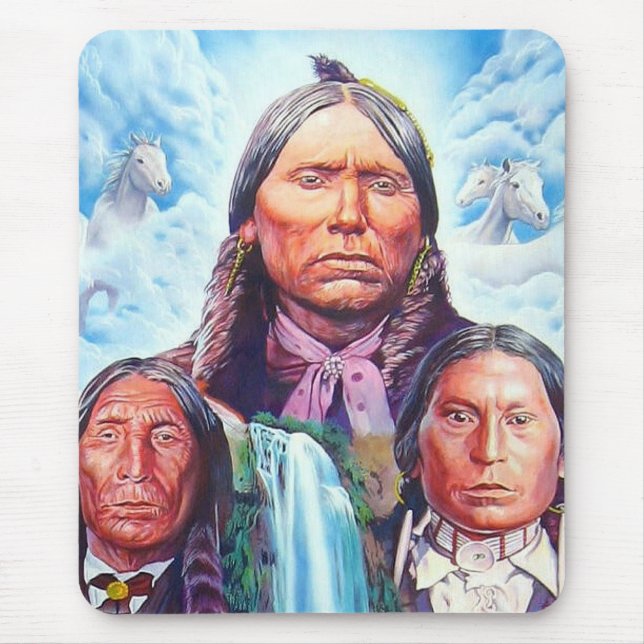 Mousepad Americanos nativos Personalizado de Modelos de Che (Frente)