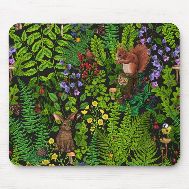 Mousepad Amídalas e plantas florestais (Frente)
