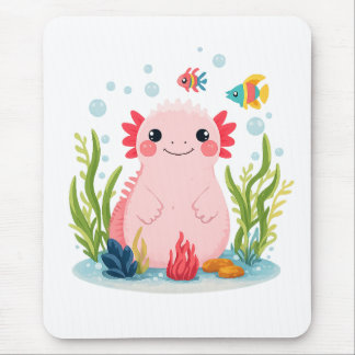 Mousepad Amigo Bolha Axolote