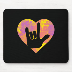 Mousepad Amigo - Símbolo Cute Americano Orgulho de Língua S