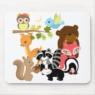 Mousepad Amigos da floresta