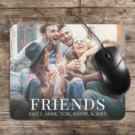 Mousepad Amigos de Foto Simples Personalizados