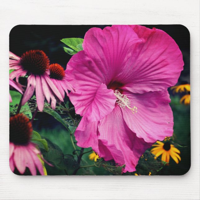 Mousepad Amigos De Hibisco E Flor (Frente)