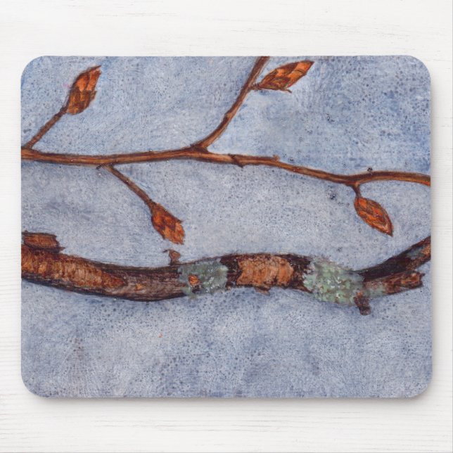 Mousepad Amigos do Rato de Madeira da Árvore (Frente)