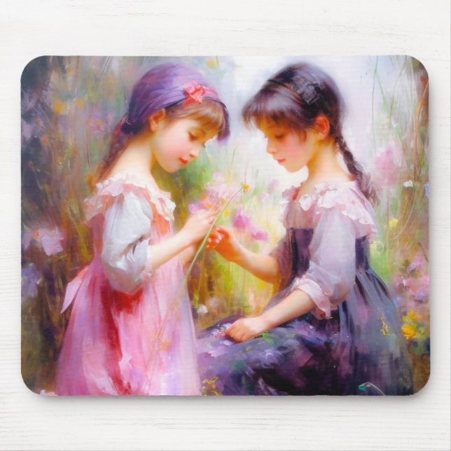 Mousepad Amigos e Flores (Frente)