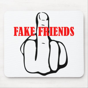 Mousepad Amigos Falsos de Dedos Médios