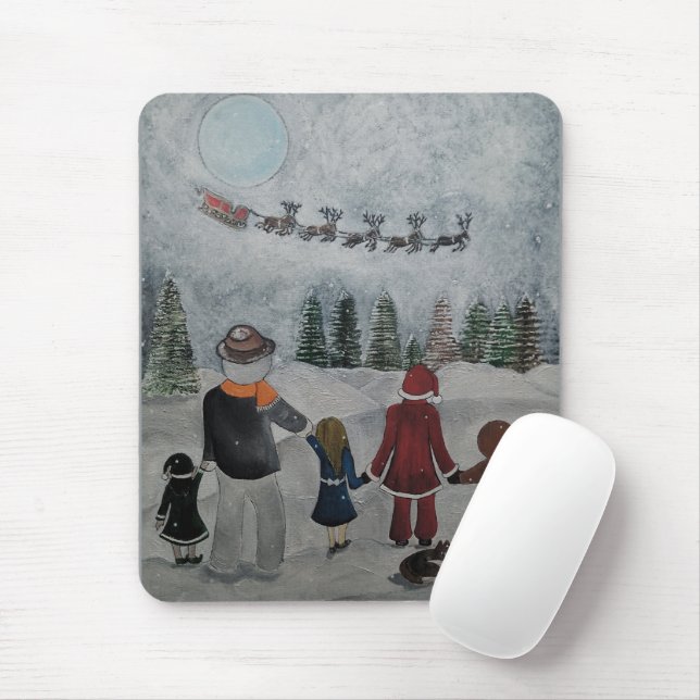 Mousepad Amigos Festivos Pintura de Alfred Fox (Com mouse)