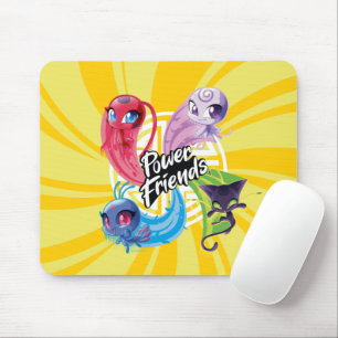 Mousepad Amigos poderosos do Kwamis Miraculoso