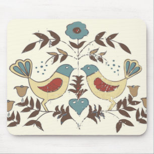 Mousepad Amish Hex Sinal Bird Americana da Pensilvânia Hola