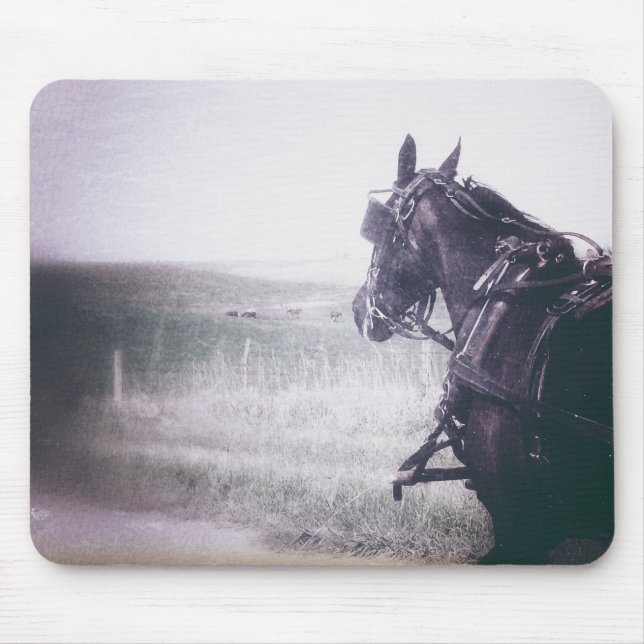 Mousepad Amish Horse (Frente)