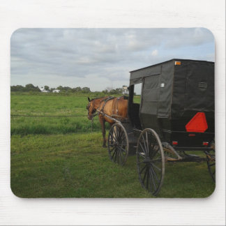 Mousepad Amish Horse e Buggy no Sunset