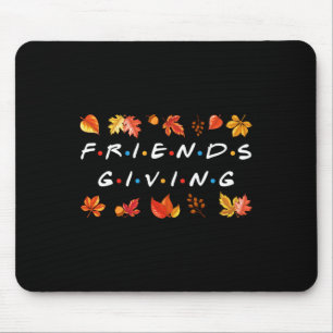 Mousepad Amizade outono Amigos E Obrigado Familiar