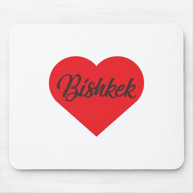 Mousepad Amo Bishkek - Quirguistão (Frente)