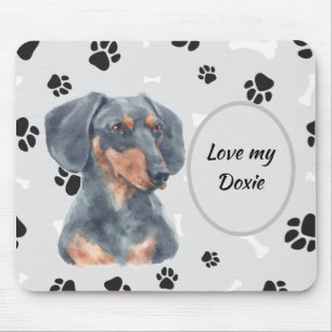 Mousepad Amo Meu Cachorro Pawprint