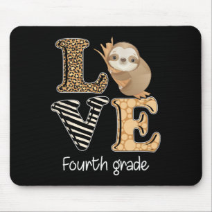 Mousepad Amo Preguiça da Quarta Série Professor da 4ª Série