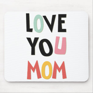 Mousepad Amo-Te, Mãe, Pad Do Rato