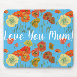 Mousepad Amo-Te, Mãe, Pópia, Mouse Nervoso