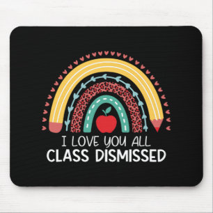 Mousepad Amo-Te Todos Cl Despedida Professora No Dia Passad