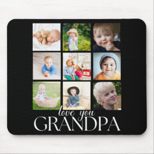 Mousepad Amo Você Vô Colagem Bonita 9 Fotos Camiseta