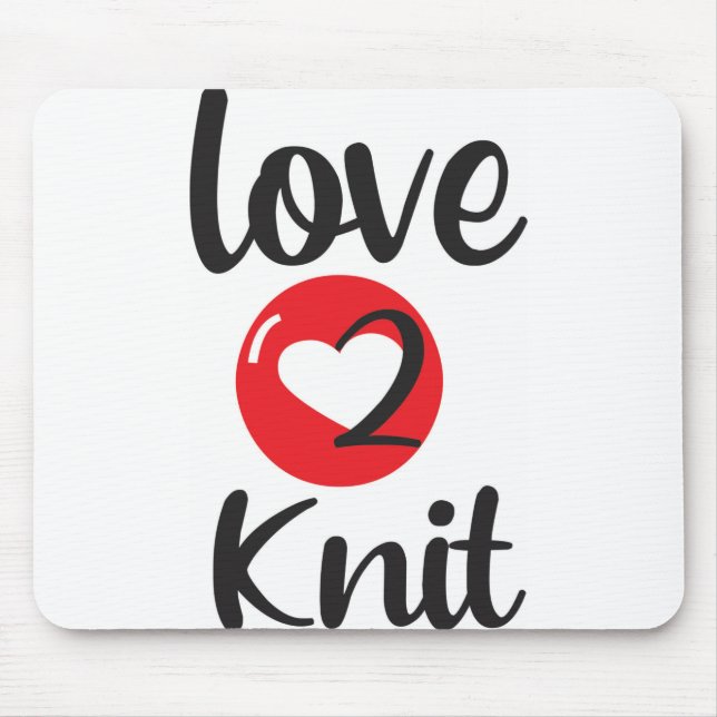 Mousepad amor 2 Knit (Frente)