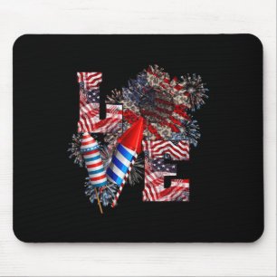 Mousepad Amor - 4 de Julho