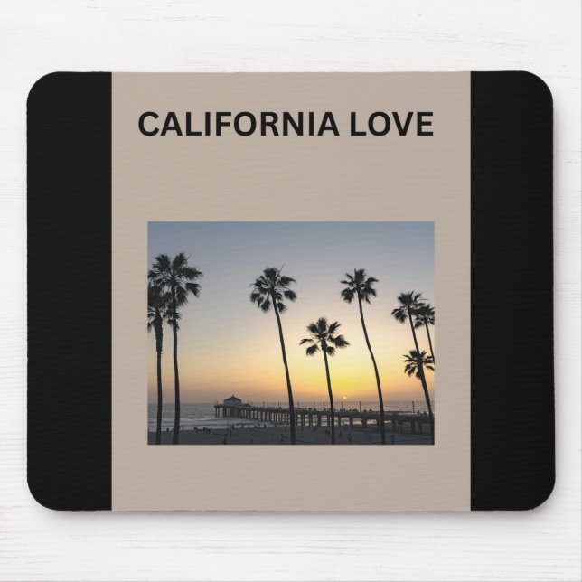 Mousepad Amor à Califórnia ❤️ (Frente)