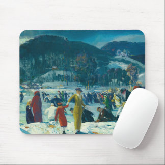 Mousepad Amor à cena de neve venenosa de inverno