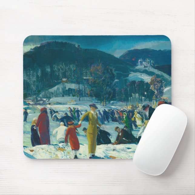 Mousepad Amor à cena de neve venenosa de inverno (Com mouse)