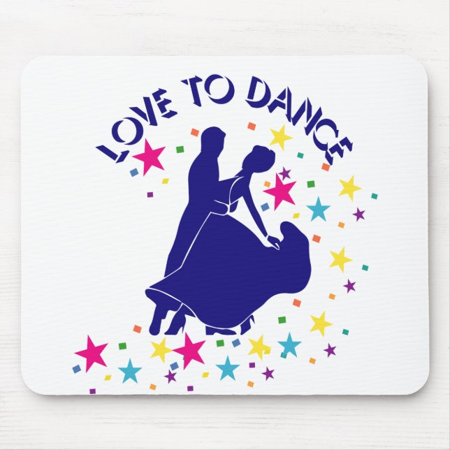 Mousepad Amor à dança (Frente)