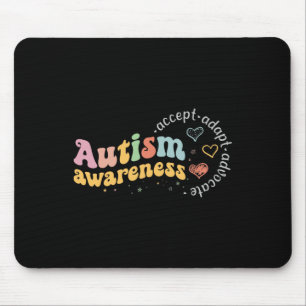 Mousepad Amor Aceitar Adaptar Advogar Conscientização do Au