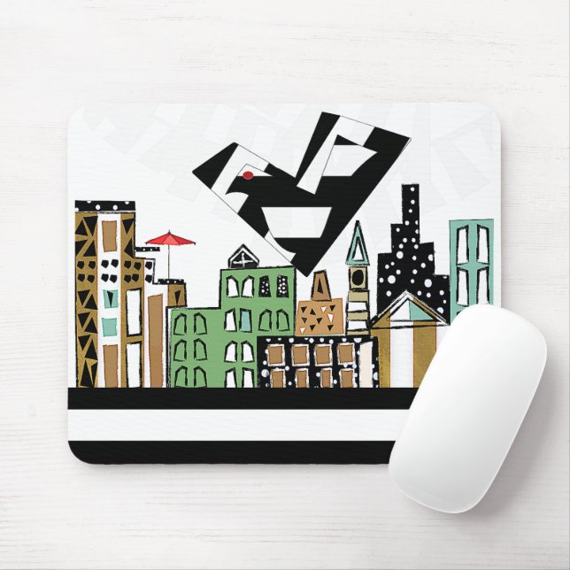MOUSEPAD AMOR AVE NA CIDADE (Com mouse)