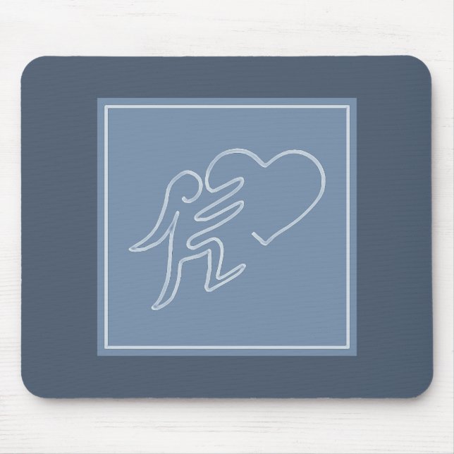 MOUSEPAD AMOR (BLUEBERRY) (Frente)