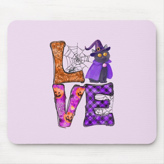 Mousepad Amor - Bruxa Negra (Frente)