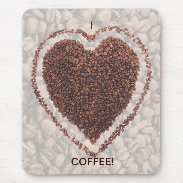 Mousepad Amor Café (Frente)
